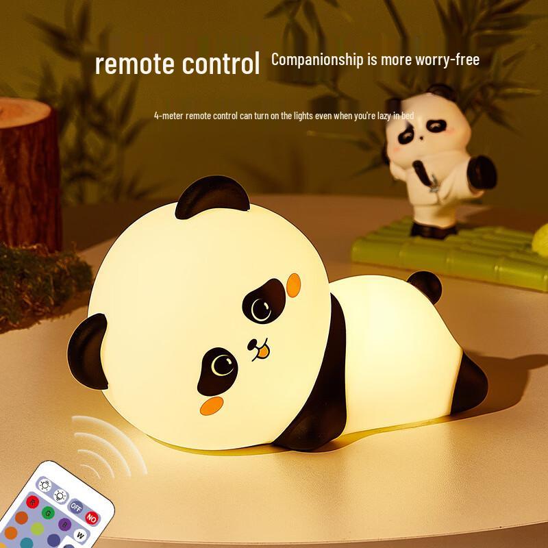 Panda Silicone Pat-Pat LED Night Light