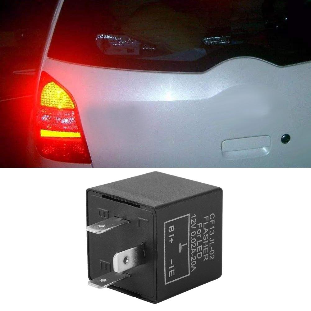 Electronic LED Adjustable Flasher Relay For Turn Signal Light Blinker FLL002 CF13 JL 02