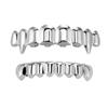 18K Gold Fangs Glossy Teeth Hip Hop Teeth Jewelry Trendy Mouth Tooth Caps  Events