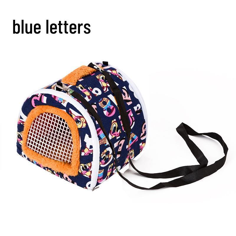 

Small Pet Winter Warm Crossbody Bag - Hamster, Guinea Pig, Hedgehog Portable Backpack 18*18*15