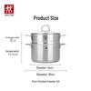ZWILLING Stainless Steel Steamer and Soup Pot Set