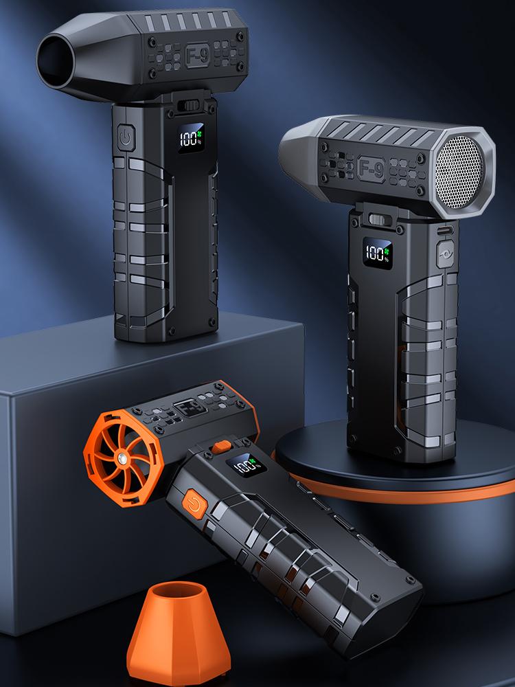 160000 RPM 6000mAh Pocket Dust Blower Mini Turbo Fan Rechargeable 52m/s Turbo Violent Fan Powerful Blower for Cleaning