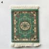 Coasters Cup Pad Persian Mini Woven Rug Mat Mousepad Carpet Ethnic Pattern Cup Laptop With Home Office Table Decor Craft Table