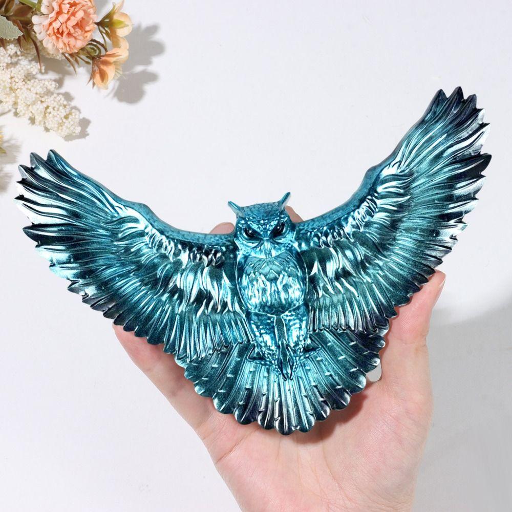 Wall Art 3D Animal Epoxy Resin Mold Vampire Bat Owls Phoenix Deep Epoxy Molds for Epoxy Casting