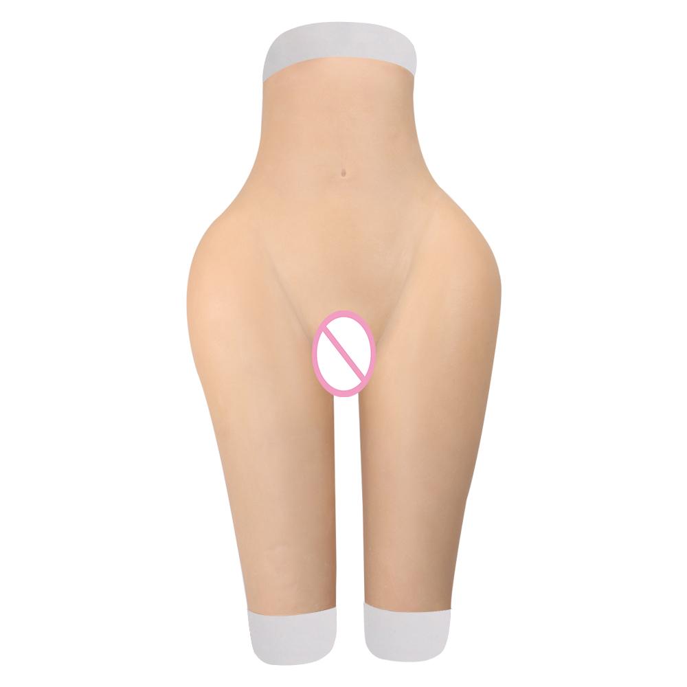 Realistic Cosplay Silicone Pant with Fake Vagina Hip Enhancement and Crotch Thickening Pants for Crossdresser Sissy Drag Queen