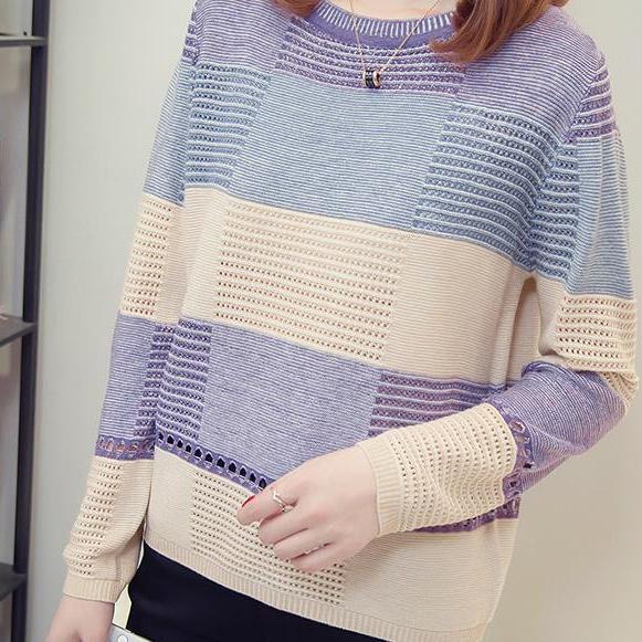 Damenpullover O-Ausschnitt Pullover Mode Pullover Herbst Winter Damenbekleidung Pullover