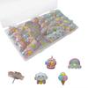 Rainbow Cloud Thumbtacks - Cute Decorative Pushpins for Message Boards and Photo Walls