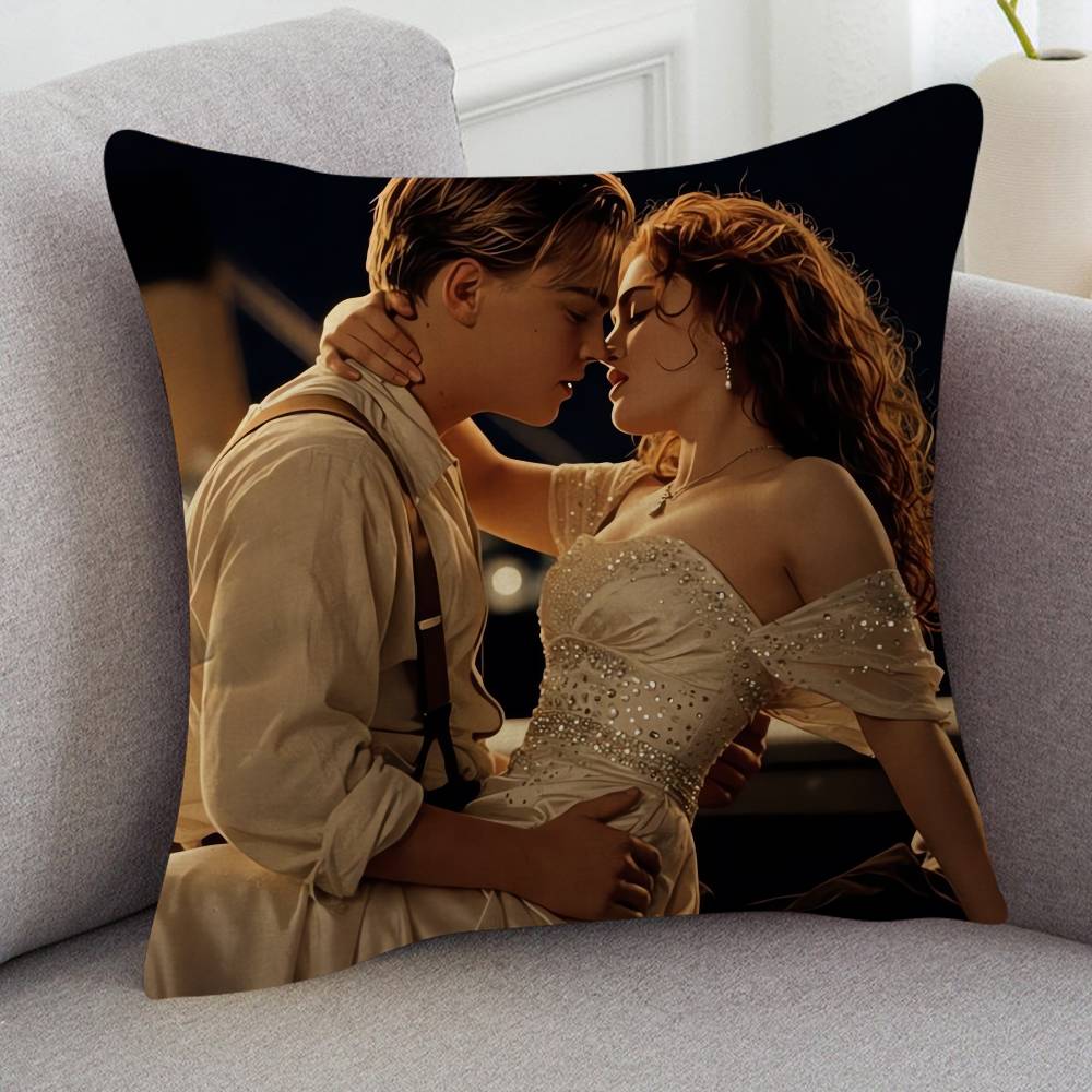 Movie Titanic Pillow Case Soft Double Sided Print Sofa Cushion Cover Throw Pillow Covers