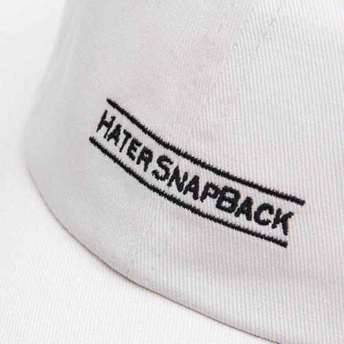 Heiteo Under Brim Basic Logo Ball Cap White
