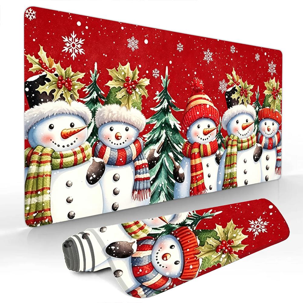 Funny Snowman Mouse Pad Large Computer Office Game Table Mats Rubber Antislip Xxl Mouse Mat Hdp Long Desk Pads Extended Pad