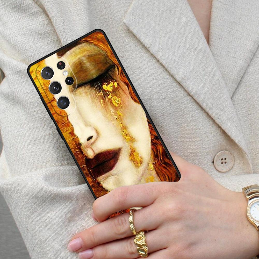 Gustav Klimt SOFT Cell Phone Case for Samsung Galaxy S26 Ultra S25 S24 S23 S22 S21 S20 Note10 Cover