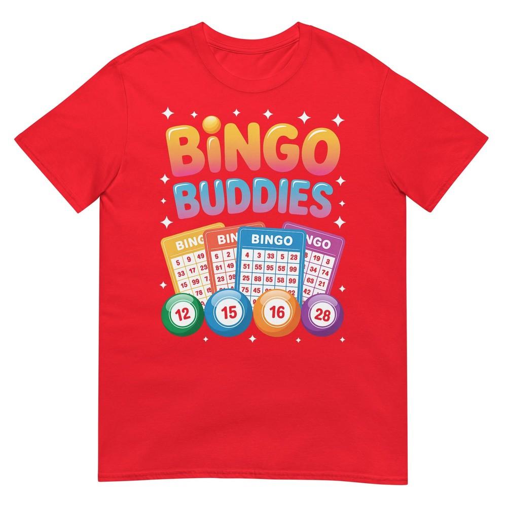 Bingo Buddies Friends Game Lucky Numbers Fun Social Winner TShirt
