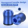 10Pcs Magnetic Ring Alloy Magnetic Ring Screwdriver Bits for Drill 1/4inch/6.35mm Anti-corrosion Strong Magnetizer Drill Bit