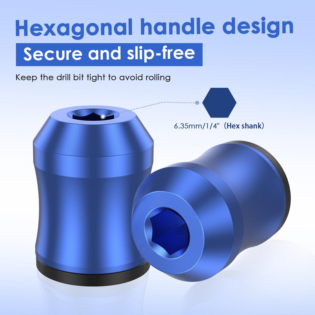 10Pcs Magnetic Ring Alloy Magnetic Ring Screwdriver Bits for Drill 1/4inch/6.35mm Anti-corrosion Strong Magnetizer Drill Bit