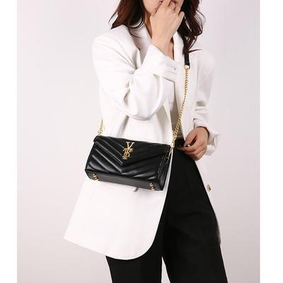 Geantă Crossbody cu Lanț din Fir Brodat - Colecția Toamnă/Iarnă 2025 pentru Femei