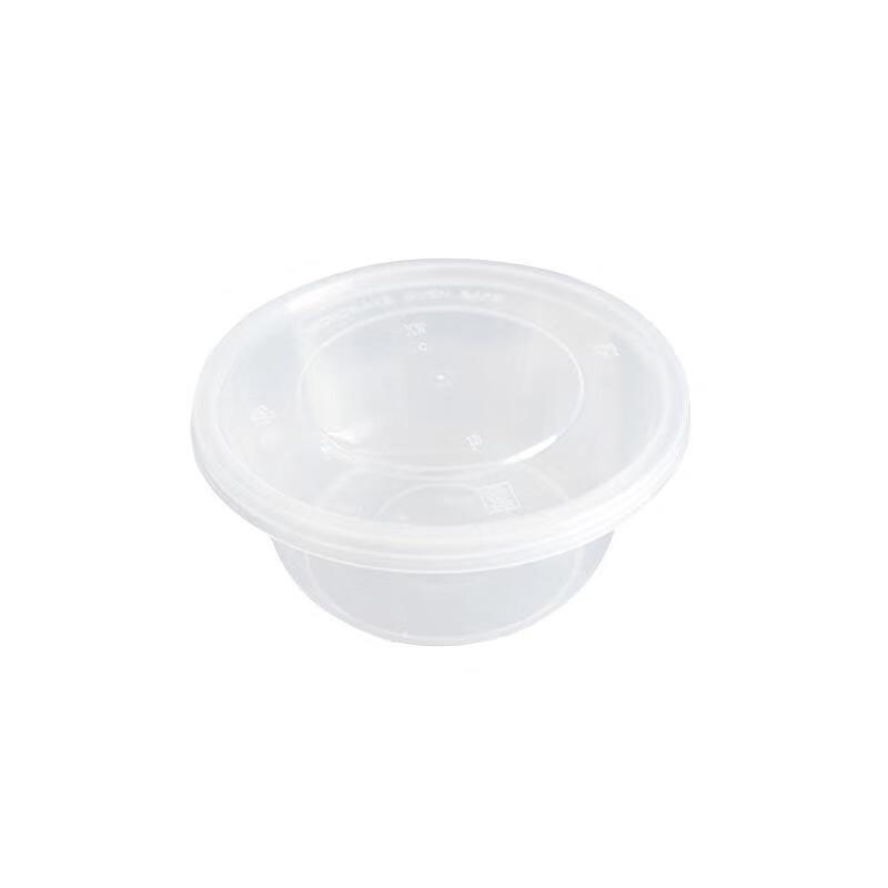 

Disposable Transparent Soup Bowls with Lids (500ml, 600 Sets)