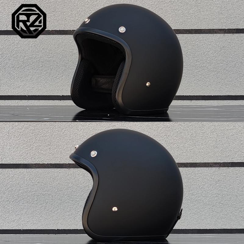 Free Shipping DOT Approved Retro Motorcycle Helmet Casco 3/4 Open Face  Helmet Cafe Racer Helmet Chopper Helmet Capacete