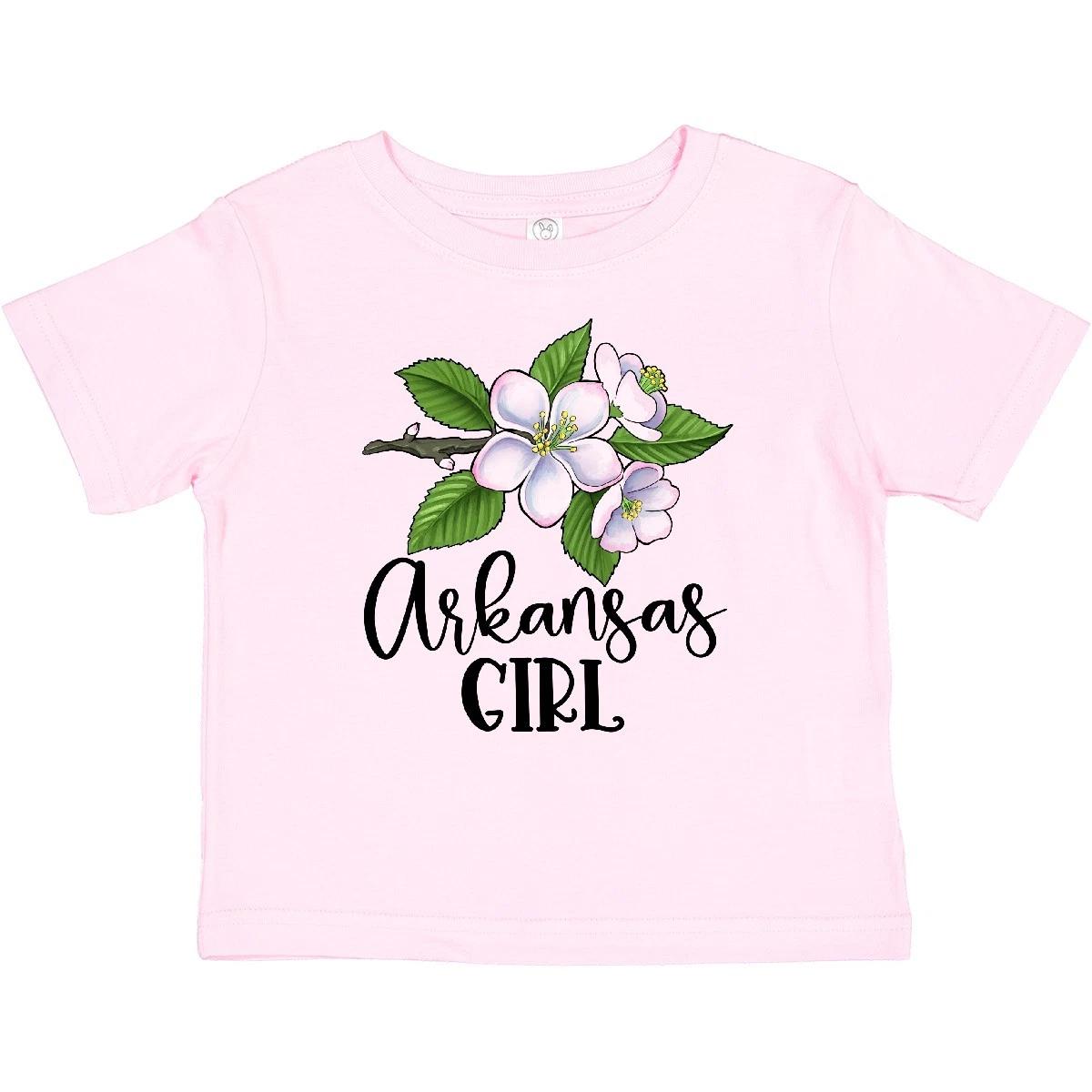 Inktastic Arkansas Girl Apple Blossoms Baby T-Shirt State Home Daughter Flower 120