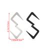 1pc Outdoor Storage Travel Camping Hiking Gardening Tools Item Organizer Flat S Hook Durable Hanging Hooks Hanger
