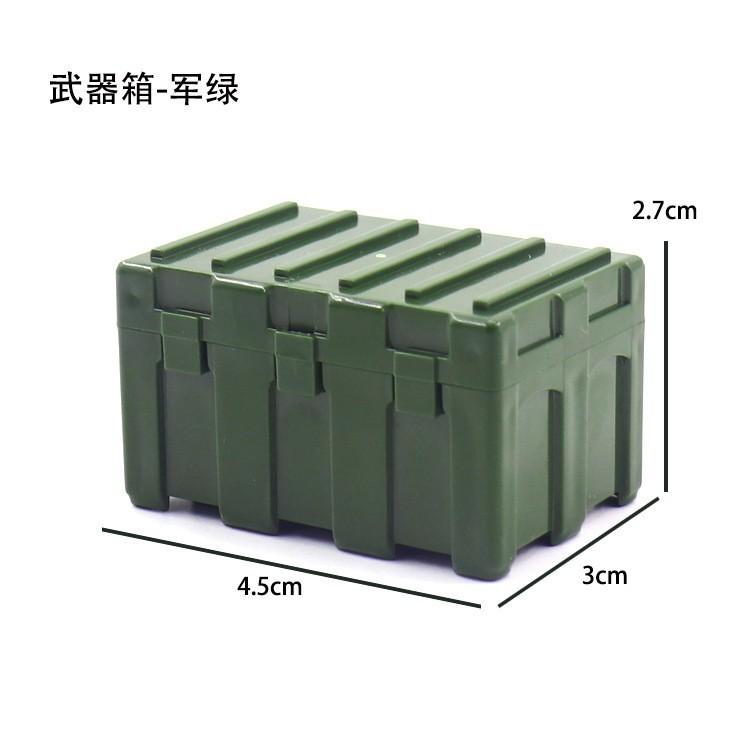 Doll Scene With Anti-Aircraft Maxine Anti-Aircraft Heavy Machine Gun Mortar Assembly Building Block