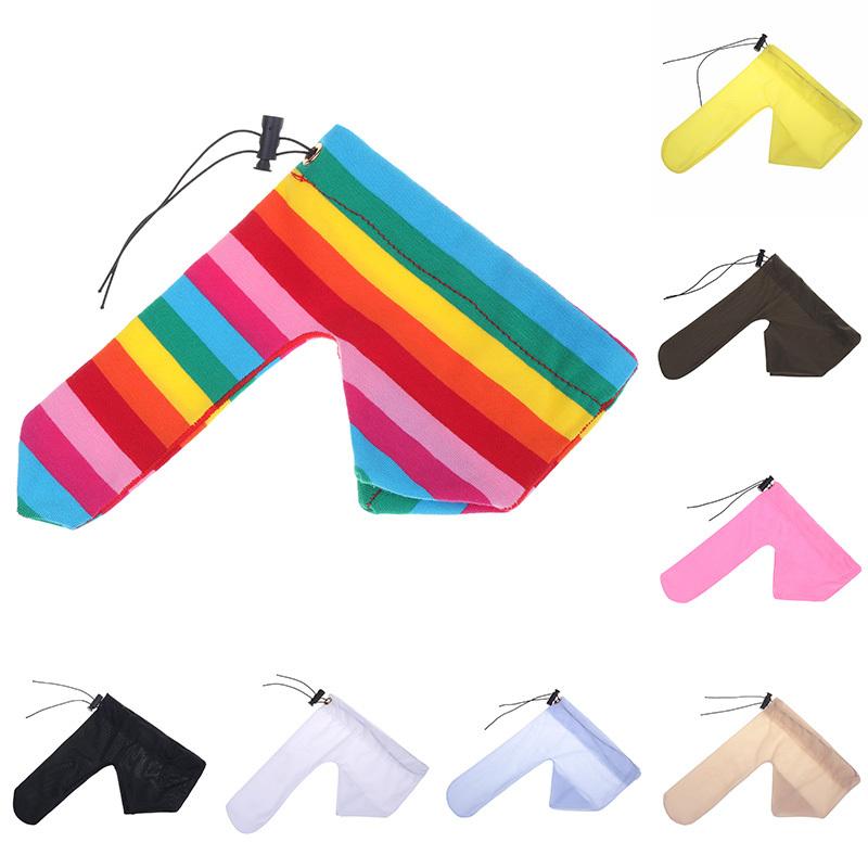 Men Sexy Bulge Pouch Sheath C-String Underwear Elephant Nose Funny G-String Thong Bikini Briefs