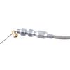 36" Throttle Gas Cable Kit Stainless Steel Braided For 97-07 Chevrolet/Chevy LS1 Engine 4.8L 5.3L 5.7L 6.0L Silver