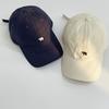 Soft Embroidered Top Baseball Cap With Trendy Design In Black Beige And Coffee Colors For Adults