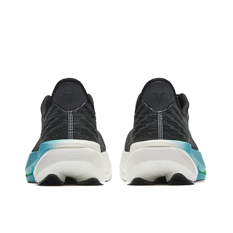 Anta Nitrogen 5000 Pro 85 Amorti Respirant Rebond Confortable Léger Basse Cheville Chaussures de Course Homme sneaker Gris Château Noir Basique 112615556-4