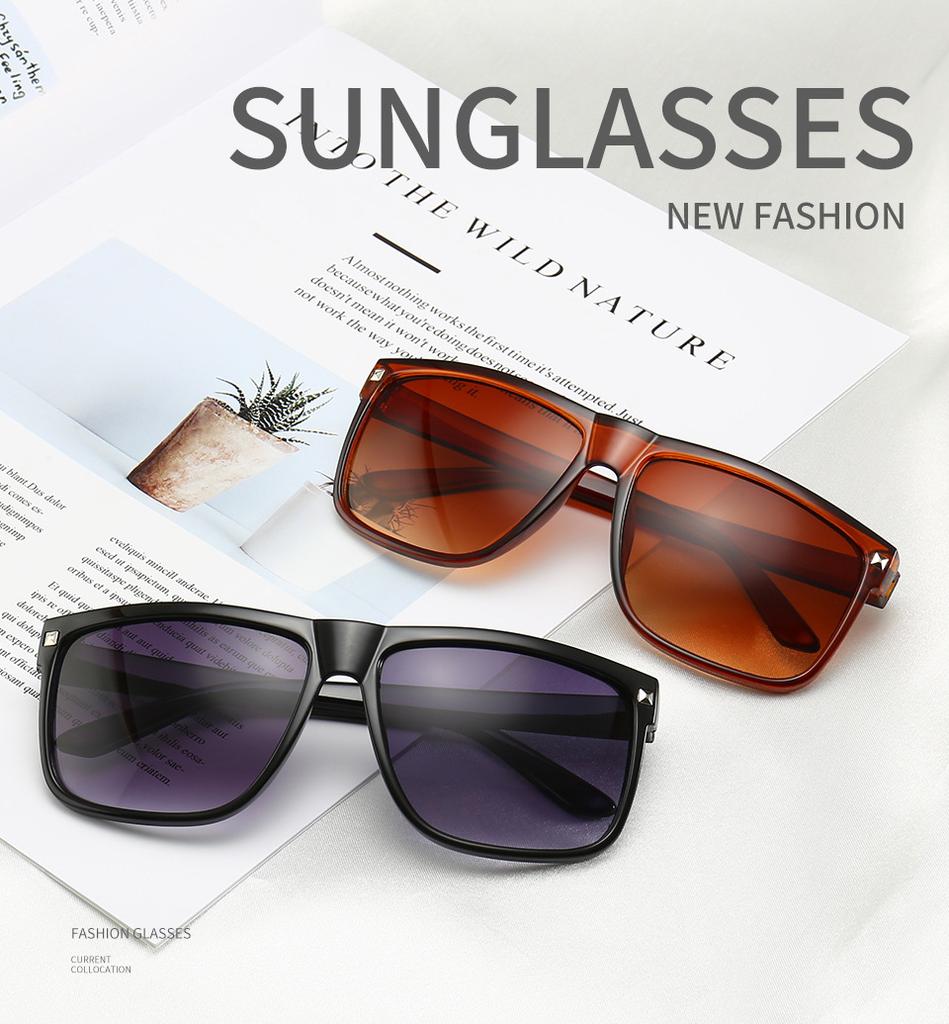 Newest Square Classic Sunglasses men Brand Sun Glasses Vintage Oculos UV400 Oculos de so
