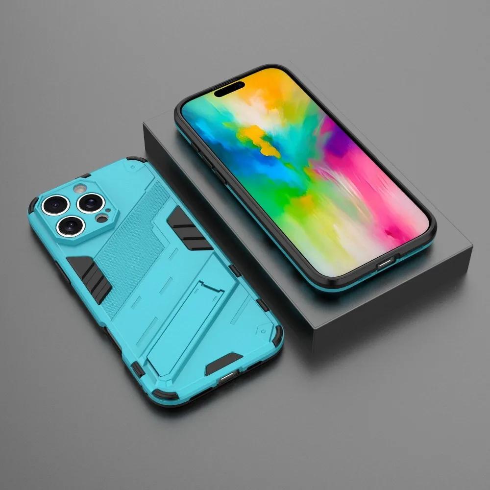 

Для iPhone 16 15 14 13 12 11 Pro Max XS X XR 7 8 Plus Чехол Задняя крышка Чехол для телефона Противоударный Защитный Чехол-подставка Funda Coque For iPhone 16 Pro