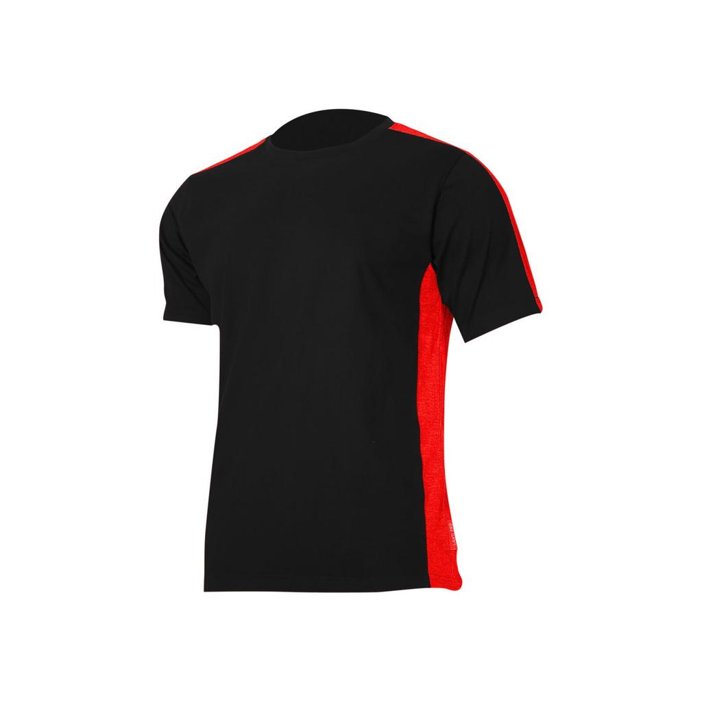 T-Shirt 180G/M2, Black-Red, "", Ce, Lahti