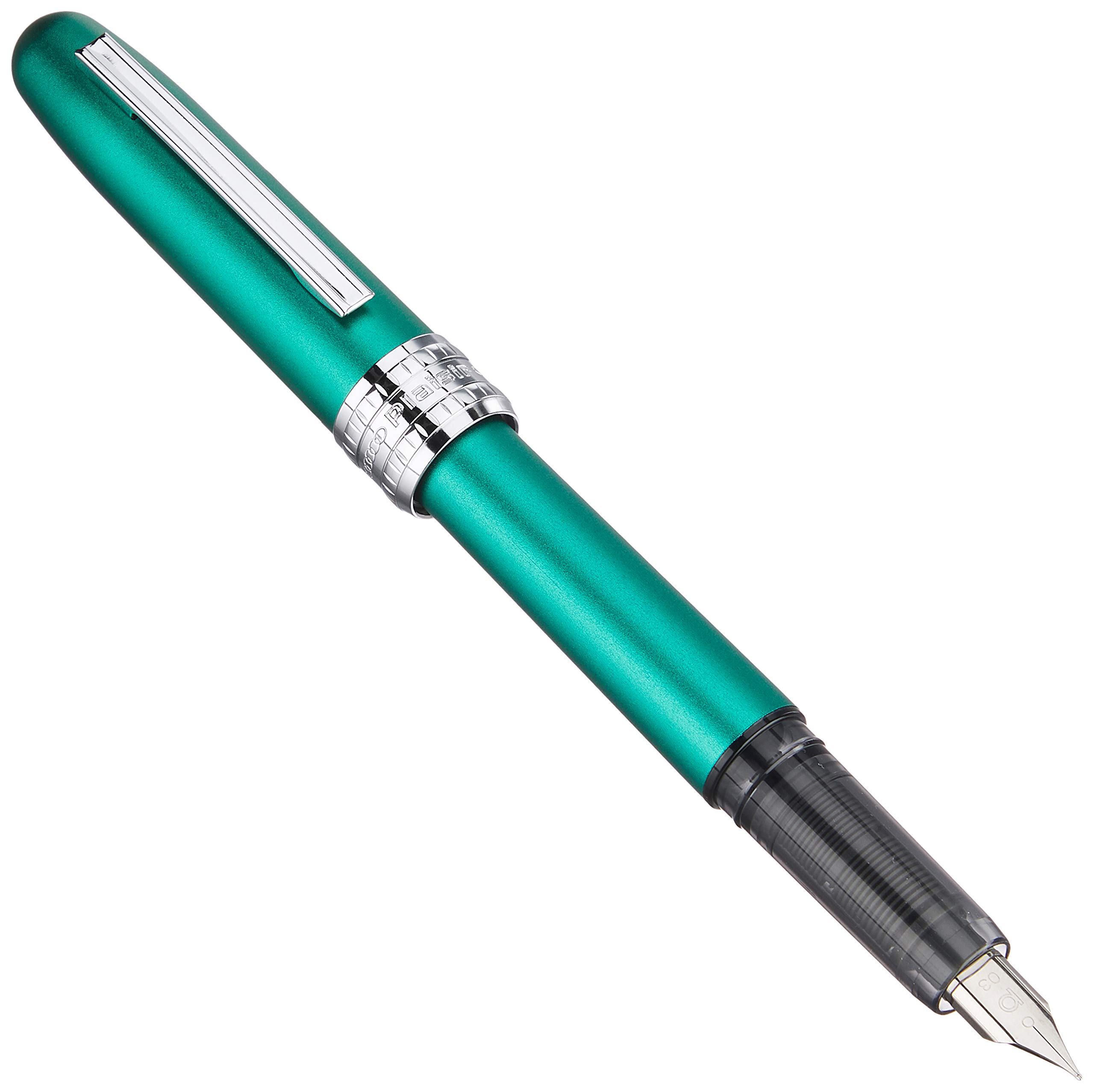 

Перьевая ручка Platinum Plaisir Teal Green Fine Point PGB-1500#45-2 тил зеленый