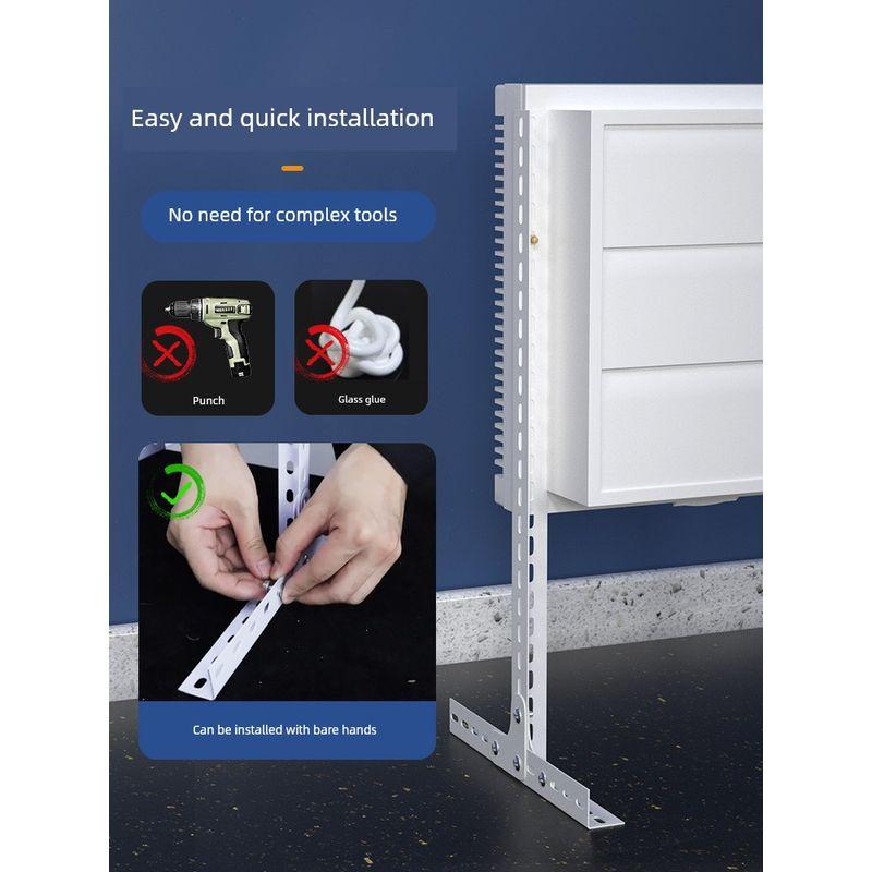 No-Drill Exhaust Fan for Kitchen Windows, No-Installation Exhaust Fan, Powerful Window-Mounted Ventilation Fan