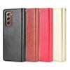 Carcasă potrivită pentru telefonul Samsung Z Fold2 cu slot pentru carduri și flip cover, Carcasă protectoare Galaxy Z Fold2 5G cu model piele crazy horse