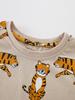 2026 Spring/Summer Kids' Tiger Print Short-Sleeve T-Shirt – Casual Fashion Round Neck Top