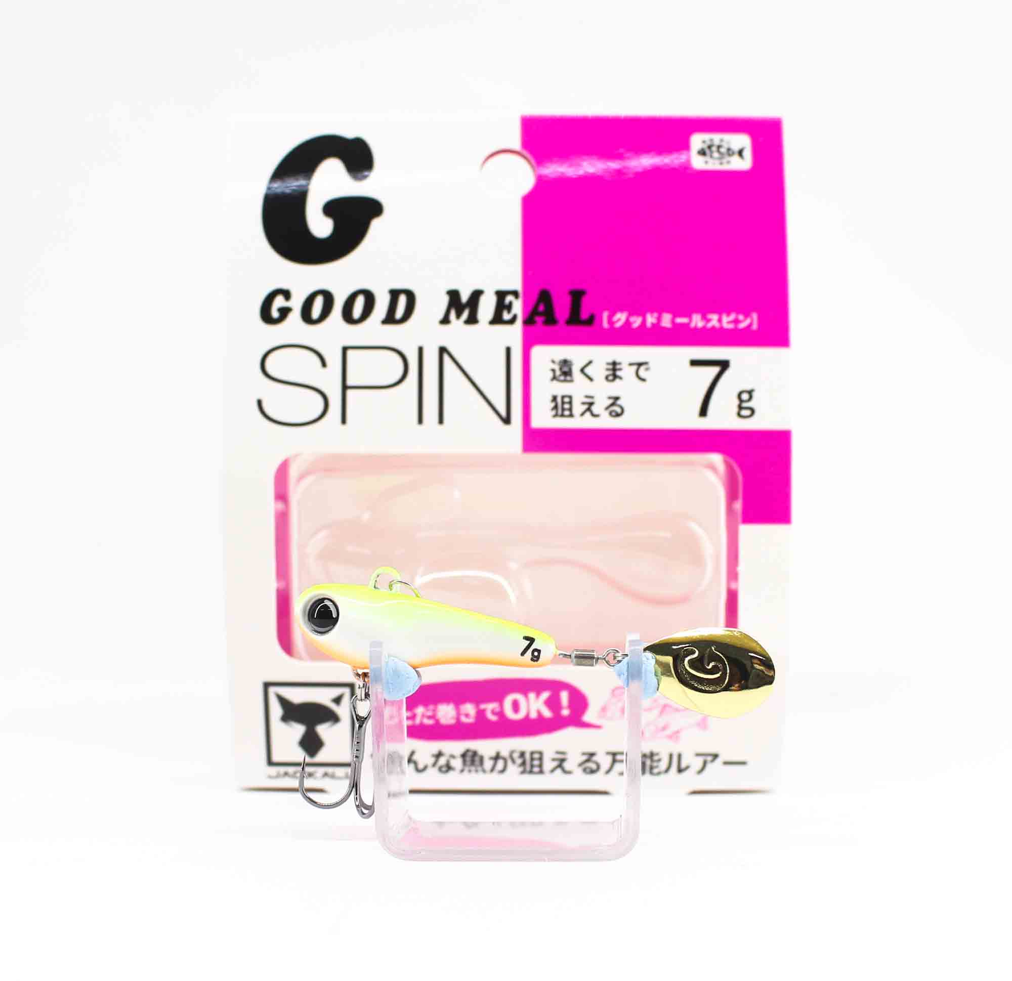 

Jackall Good Meal Spin 7 грамм Тонущая приманка Желтая таблица (7414)
