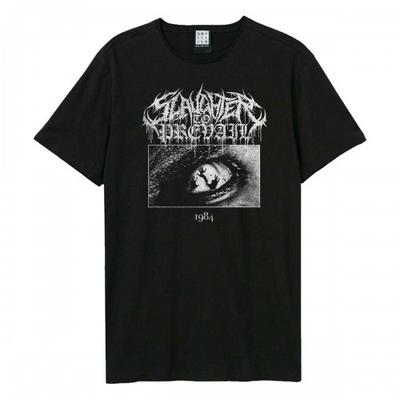 Amplified Unisex Adult 1984 Metal Logo Slaughter To Prevail T-Shirt