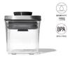 OXO Plastic Storage Stainless Steel Pop Kitchen Storage Dry Mini Container, Airtight, 0.2L, Container, (Food, Condiments, Goods, Moisture-Proof),