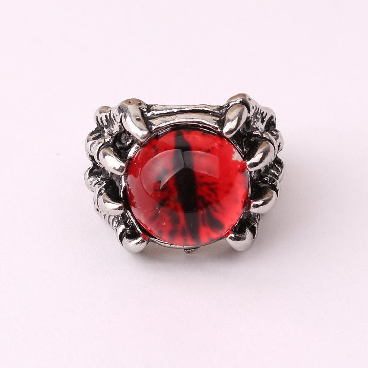 Retro Punk Dragon and Eagle Claw Ring - Stainless Steel Open Design for Men and Women