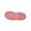 Zapatillas de Bebé Air Jordan 1 Mid TD Coral Chalk Rosa Rush-Rosa Negro 640735-662