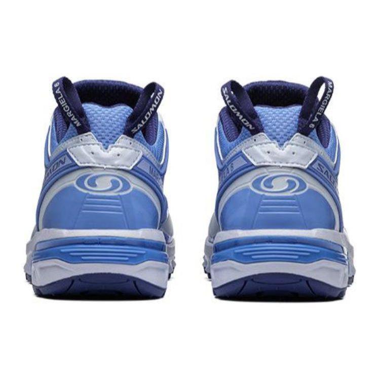 MM6 Maison Margiela X Salomon ACS Pro Advanced Round Toe Comfortable Low-Top Running Shoes Unisex Sneaker Blue Gray 473930