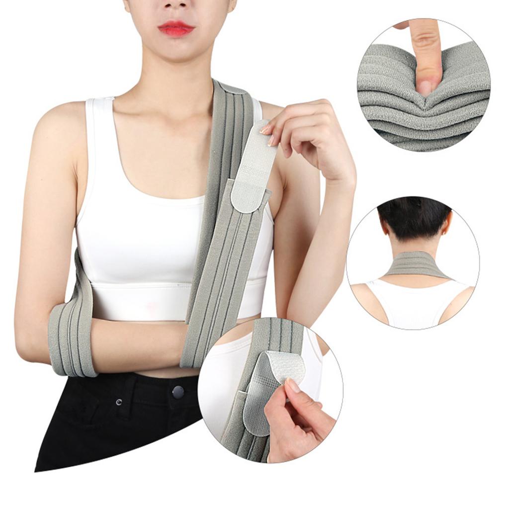 Adjustable Shoulder Arm Sling Post Surgeries Support with Breathable Fabric Rotator Cuff Tear Sling Perfect for Arm Use