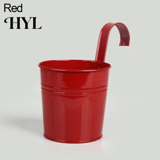 Plant Holder Flower Bright Color Space-saving Sturdy Fence Thickened Body for Courtyards