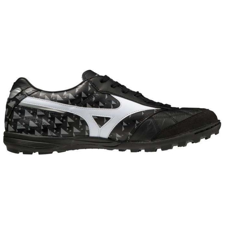 Mizuno Morelia Comfortable Versatile TF (Rubber Studs) Artificial Turf Non-Slip Durable Soccer Shoes Men Soccer Shoes Black Q1GB220001