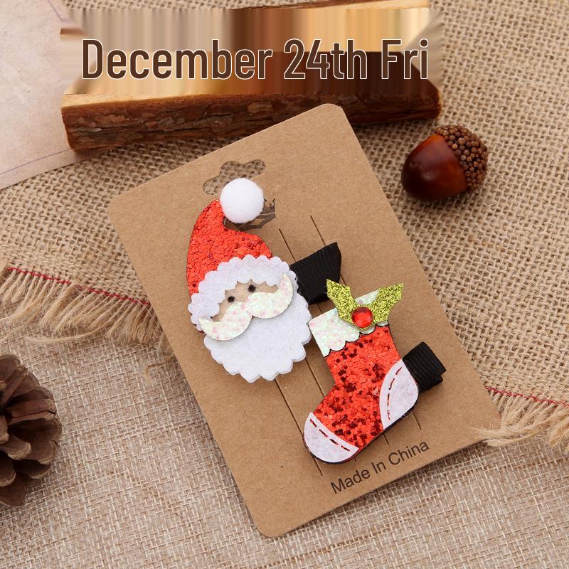 Cute Christmas Hairpin Set: Japanese & Korean Style Photo Shoot Accessories