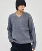 THE-ABON Aaron V-Neck Knit Green