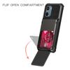 For Motorola Moto E15 4G Case PC+TPU Dual Layer Back Phone Cover with Card Holder