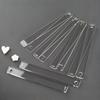 10pcs Soft Clay Thickness Flattening Ruler Rolling Pad Flattening Tool DIY Handicraft Auxiliary 2/3/4/5/6mm Clay Rolling Tool