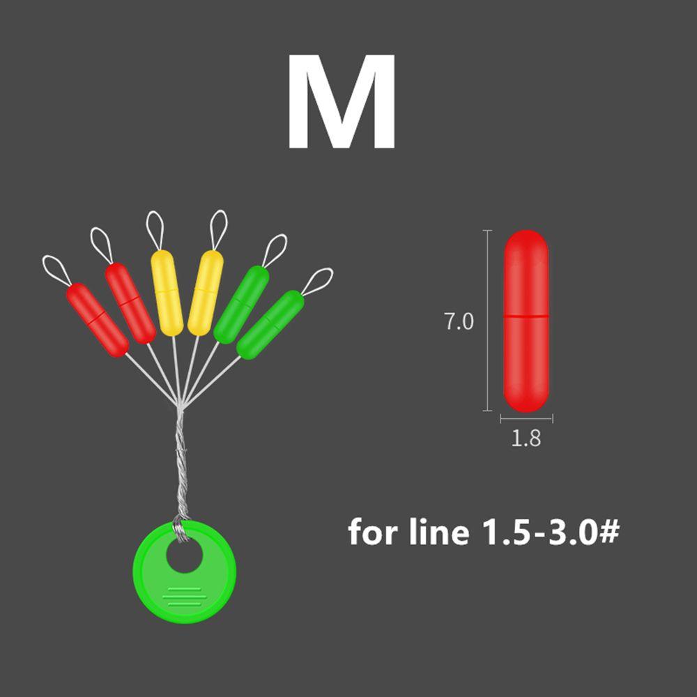 Rubber Stops Line Resistance Fishing Float Oval Floating Stopper Rubber Space Beans Fishing Bobber