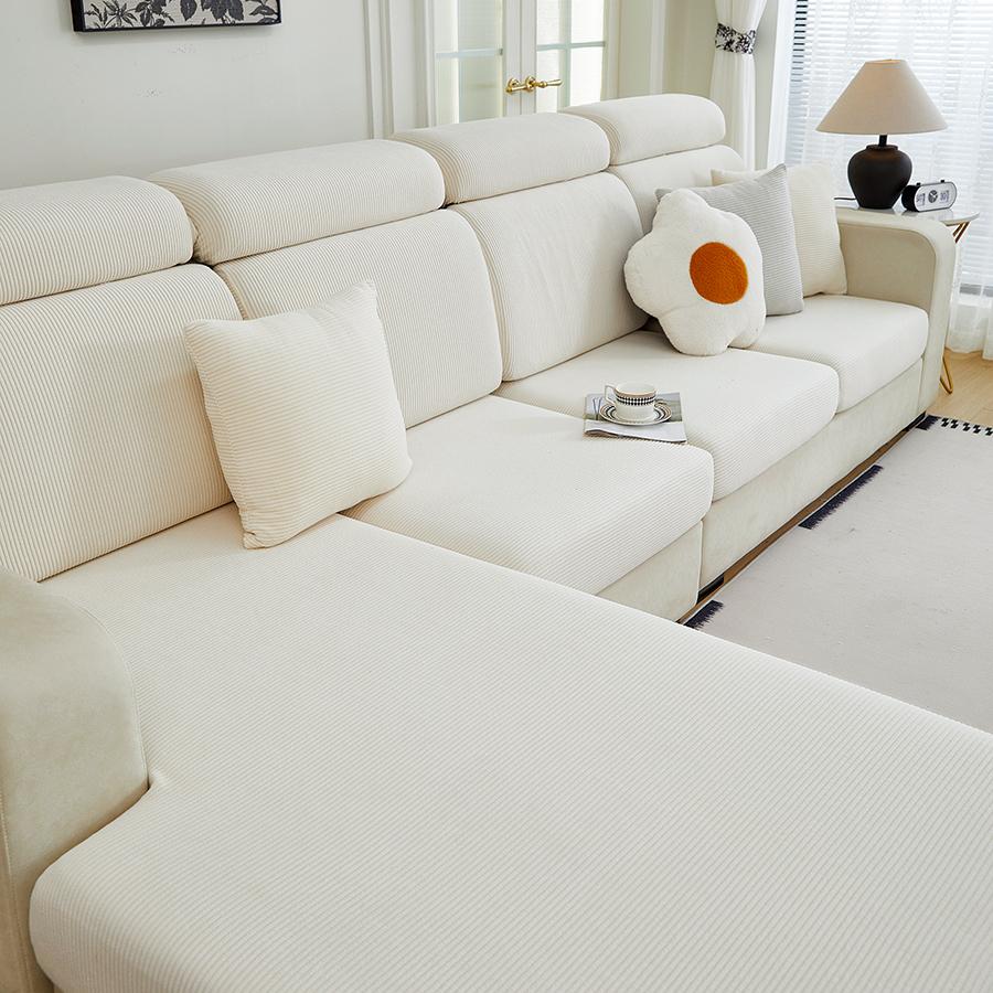 1 PC Sofa Seat Cover elastic jacquard Slipcover for Living Room easy to clean Couch Cover a pattern of stripes